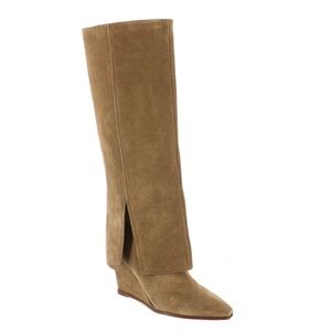 Vince Camuto Women's Tibani Knee High Suede Boot Nutmeg Size 6.5 NIB